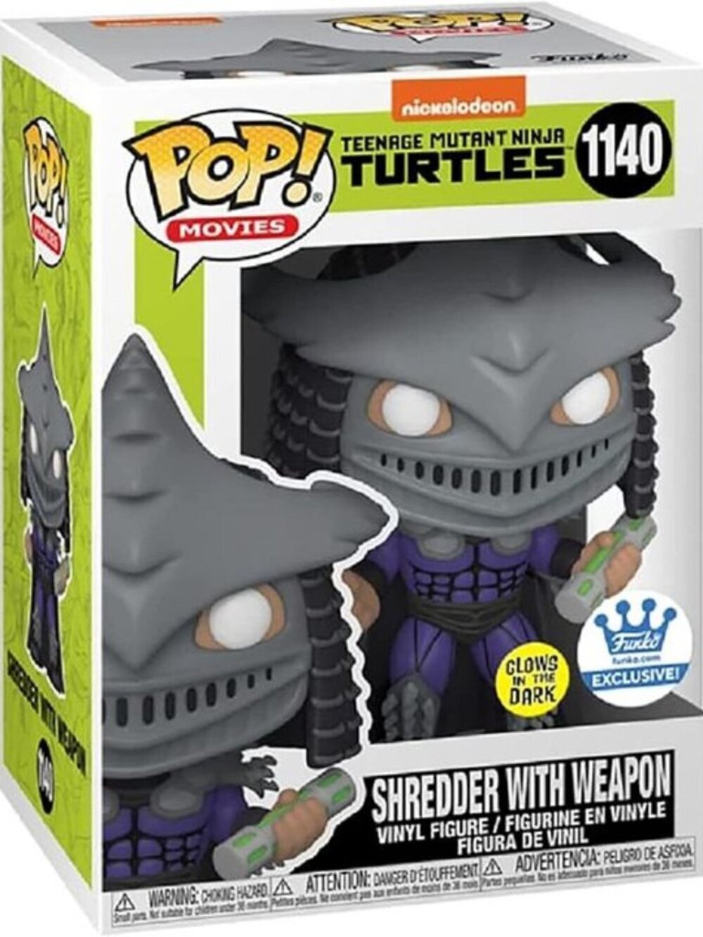 Funko Pop! Movies – Teenage Mutant Ninja Turtles – Shredder with Weapon #1140